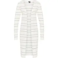 Dreimaster Maritim Casaco de malha cinzento / branco