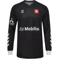 Hummel Camisola de futebol preto / branco