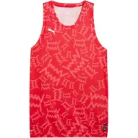 Puma Camisola de futebol 'Teamjaws' vermelho / melancia / preto / branco