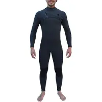 Kynay Fato De Neoprene De Manga Comprida Com Fecho No Peito Surf Ultra Stretch Quick Dry 5/3 Mm