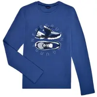 Ikks T-shirt mangas compridas XV10293 rapazes - Azul - 5 ans