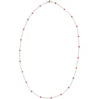 Faina Colar ouro rosa / vermelho
