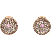 NAEMI Brincos ouro / ouro rosa / verde