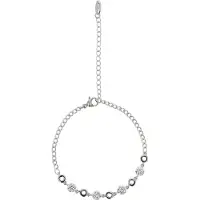 Faina Pulseira prata / transparente