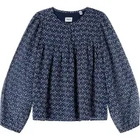 Pepe Jeans para menina. PG301706 Blusa Amélia azul-marinho (8Años= 128cm), Casual, Poliéster, Manga comprida, moda infantil