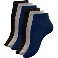 Vincent Creation® Meias azul / greige / preto