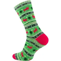 Vincent Creation® Meias verde claro / verde escuro / vermelho