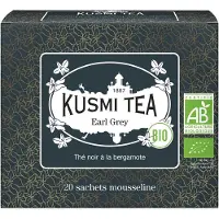 Kusmi Tea Earl Grey 20 sachês de musselina orgânica 40g
