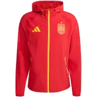 Adidas Casaco meia-estação 'Spain Tiro Travel Full Zip Windbreaker' amarelo / vermelho