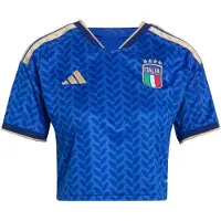 Adidas Camisola de futebol 'Italy 26 Home Cropped' azul / verde / vermelho / branco