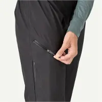 Patagonia - Vestuário caminhada mulher - W's Granite Crest Rain Pants Black para Mulher - Nylon - Tamanho L - Preto