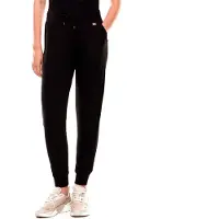 EA7 para mulher. 7W000461_AF13135 Calças de fato de treino Core Lady preto (S), Casual, Esportivo, Algodão, Multisport