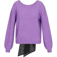 Faina Pullover púrpura / preto