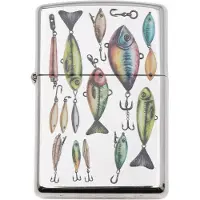 Zippo Fishing Hooks Design 46319-000002, isqueiro