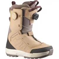 Salomon Snowboard - Botas snowboard Mulher - Vista Dual Boa Tan/Deep Taupe/Port para Mulher - Tamanho 24.5 - Castanho