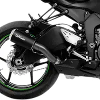Leovince Silenciador Não Homologado Lv-10 Black Edition Kawasaki Zx-6 R 600 11-16/zx-6 R 636 13-19/zx-6 R 636 Abs 13-26