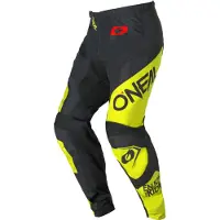 O'Neal Element Racewear Calças de cross Preto/Amarelo 34 unissexo