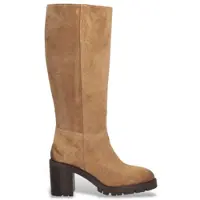 Alpe para mulher. 521811 Botas de couro castanhas Valley (36), Marrom, 5 a 8cm, Zíper, Casual