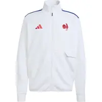 Adidas Fato de treino ' Frankreich Rugby Anthem Jacke ' branco