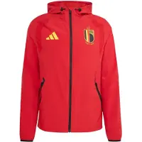 Adidas Casaco meia-estação 'Belgium Tiro Travel Full Zip' amarelo / vermelho / preto