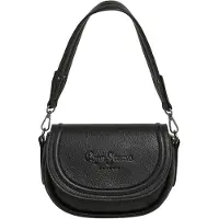 Pepe Jeans para mulher. PL0300006 Saco Crisha preto (OSFA), Casual, Poliuretano