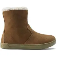 Birkenstock para menina. 1020206 Botins de Camurça Lille (Ajuste Regular) castanho (37), Marrom, Plano, Nenhum, Casual, moda infantil