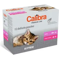 Calibra Caixa Multipack De Saquetas Premium Line Kitten 100g 12 Unidades