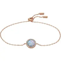 Fossil Pulseira 'Merrit' azul claro / ouro rosa / transparente