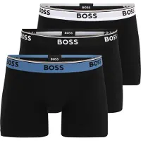 BOSS para homem. 50554694 Conjunto de 3 boxers Comfort preto (M), Homewear, Algodão