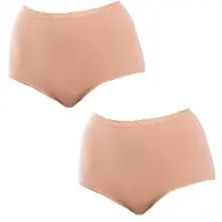 Playtex Cuecas De Cintura Alta Maxi Organic Cotton 2 Unidades