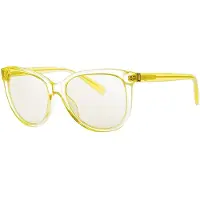 Calvin Klein , , Óculos de sol, 4185S/55, amarelo claro, feminino