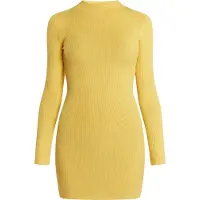 Mymo Vestido de malha 'Biany' amarelo dourado