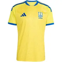 Adidas Camisola de futebol 'Ukraine 26 Home' azul / amarelo / mel / branco