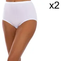 Playtex Cuecas De Cintura Alta Maxi Organic Cotton 2 Unidades
