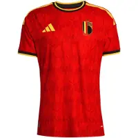 Adidas Camisola de futebol 'Belgium 26 Home Authentic' bege escuro / amarelo / vermelho / preto