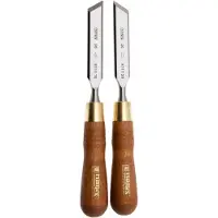 Narex Wood Line Plus Skew Chisel Set 851670, conjunto de formões oblíquos 20 mm 30°, 2 peças