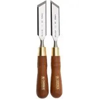 Narex Wood Line Plus Skew Chisel Set 851676, conjunto de formões oblíquos 26 mm 30°, 2 peças