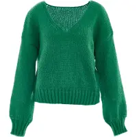 Mymo Pullover verde escuro