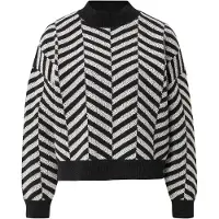 Comma Pullover preto / branco