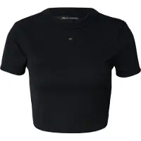 Armani Exchange para mulher. XW001833AF18852UC001 T-shirt design preta (XL), Preto, Casual, Poliéster, Manga curta