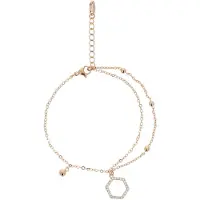 Faina Pulseira ouro / transparente
