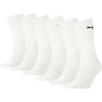Puma Meias CREW SOCK X6 homens - Branco - 43 / 46