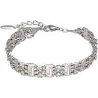 Faina Pulseira prata / transparente