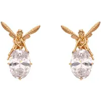 NAEMI Brincos ouro / branco
