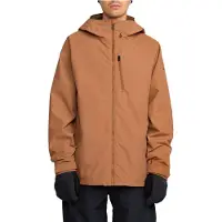 Volcom - Casacos ski - 2836 Insultaed Jacket Terra Brown para Homem - Tamanho XL - Castanho