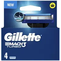 Gillette Lâminas Mach 3 Recargas 4 Lâminas