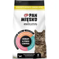 PAN MIĘSKO Comida Para Gatos De Peru Para Controle Urinário E De Estresse 3 Kg