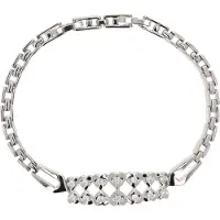 Faina Pulseira prata / transparente