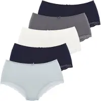 LASCANA Cueca marinho / azul claro / cinzento escuro / branco