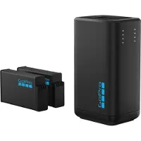 GoPro - Câmaras desporto - Chargeur de Batterie Double MAX2 et 2 Batteries Enduro para Unissexo - Preto